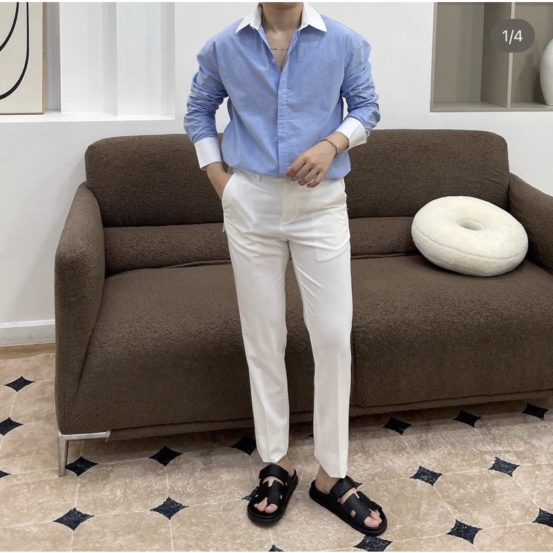 SƠ MI NAM THIẾT KẾ CHẤT ĐẸP - KIỂU DÁNG HOT TREND HÀN QUỐC