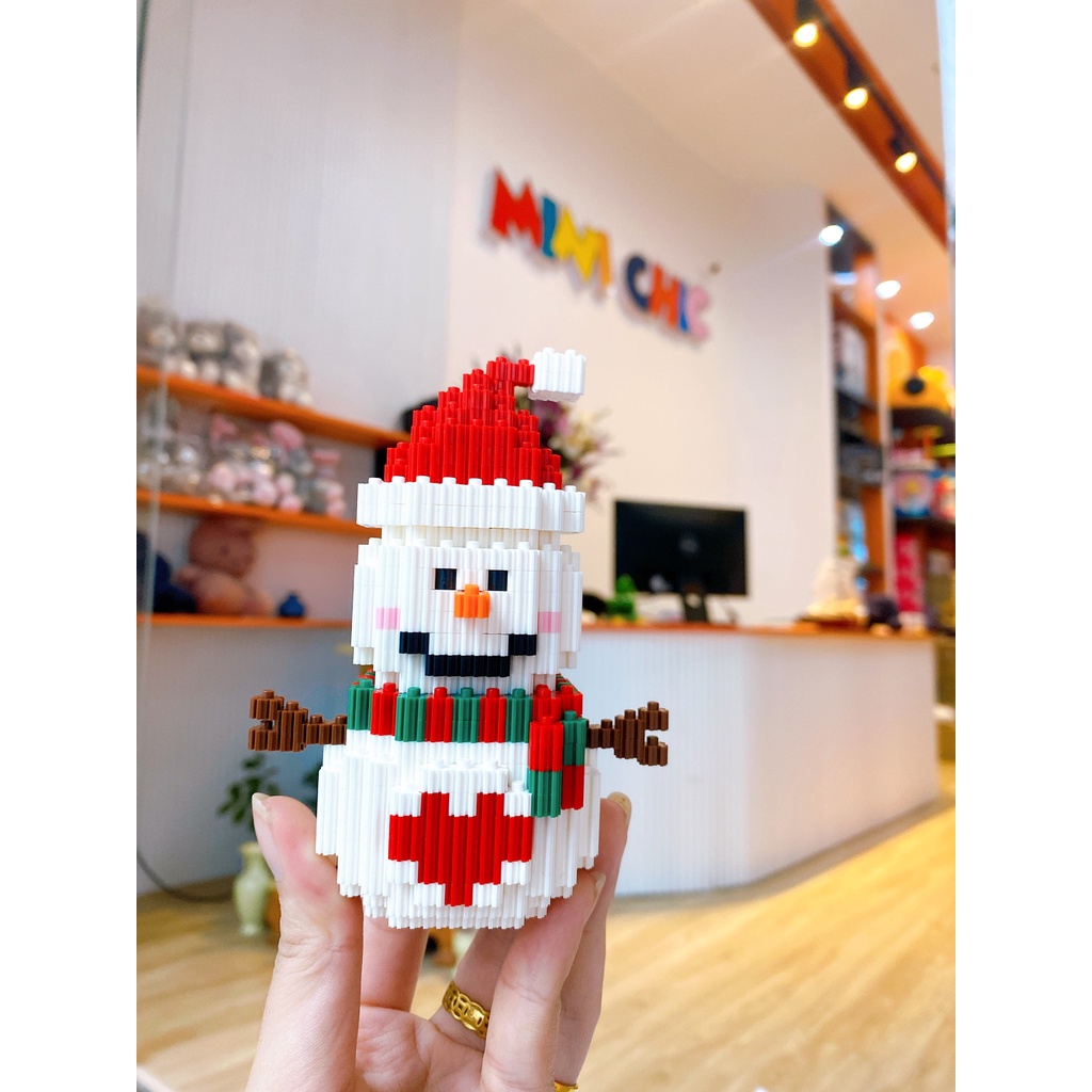 Lắp ráp mô hình linkgo các nhân vật Noel cực đáng yêu