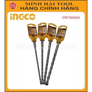 Mũi khoan bê tông đuôi gài 210mm ingco