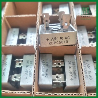 Cầu diode chỉnh lưu 4 chân cầu diode kbpc5010 50a 1000v hàng mới