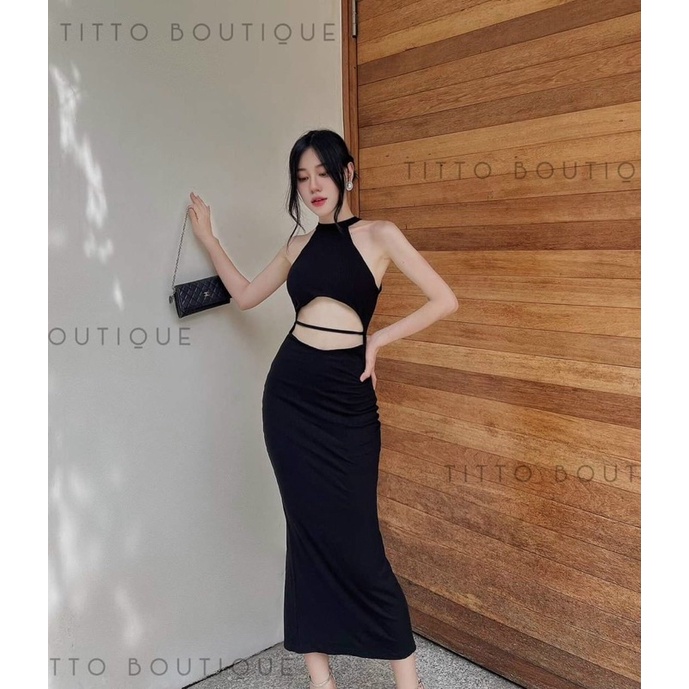 ĐẦM YẾM DÂY QUẤN BỤNG KÈM VÁY BODY CÓ MÚT NGỰC ÔM SÁT TÔN DÁNG( NHẬP QC)
