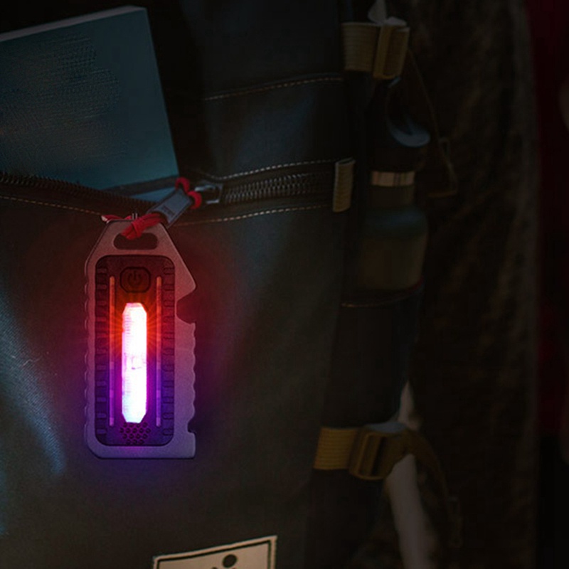 1 Móc Khóa Đèn Pin Sạc USB C An Toàn