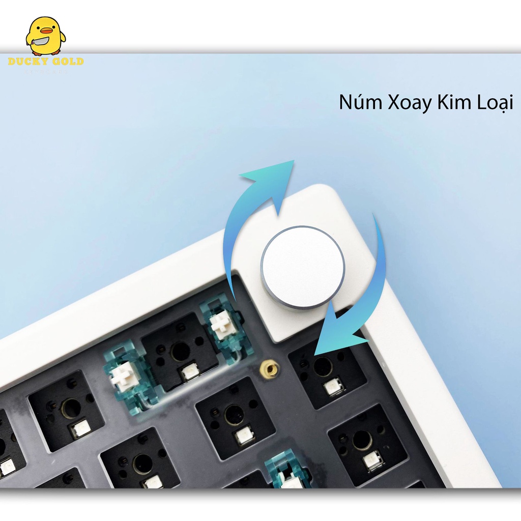 Bộ KIT GMK67 - 3 Mode - Gasket - Mạch Xuôi - Plate PC