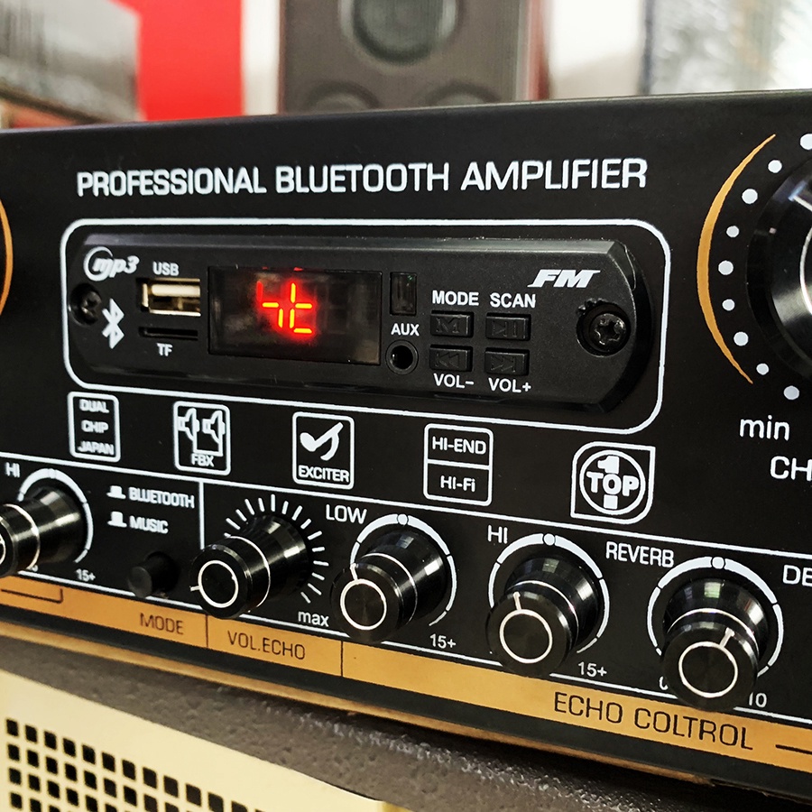 Đẩy Công Suất Liền Vang Bluetooth 16 Sò Japan,Main 1200W ATANNOII Sò LỚn Cực Mạnh dùng cho Gia Đình Sân Khấu Hội Trường