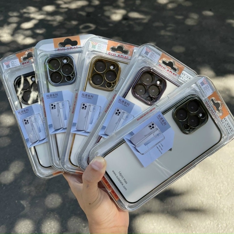 Ốp Sulada lưng trong viền si bóng ip14/ ip14 pro/ ip14 plus/ ip14 pro max