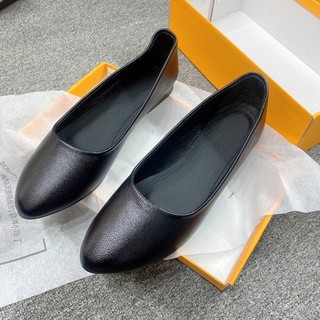 Giày bigsize nữ, búp bê ngoại cỡ mũi tròn cỡ 40-43