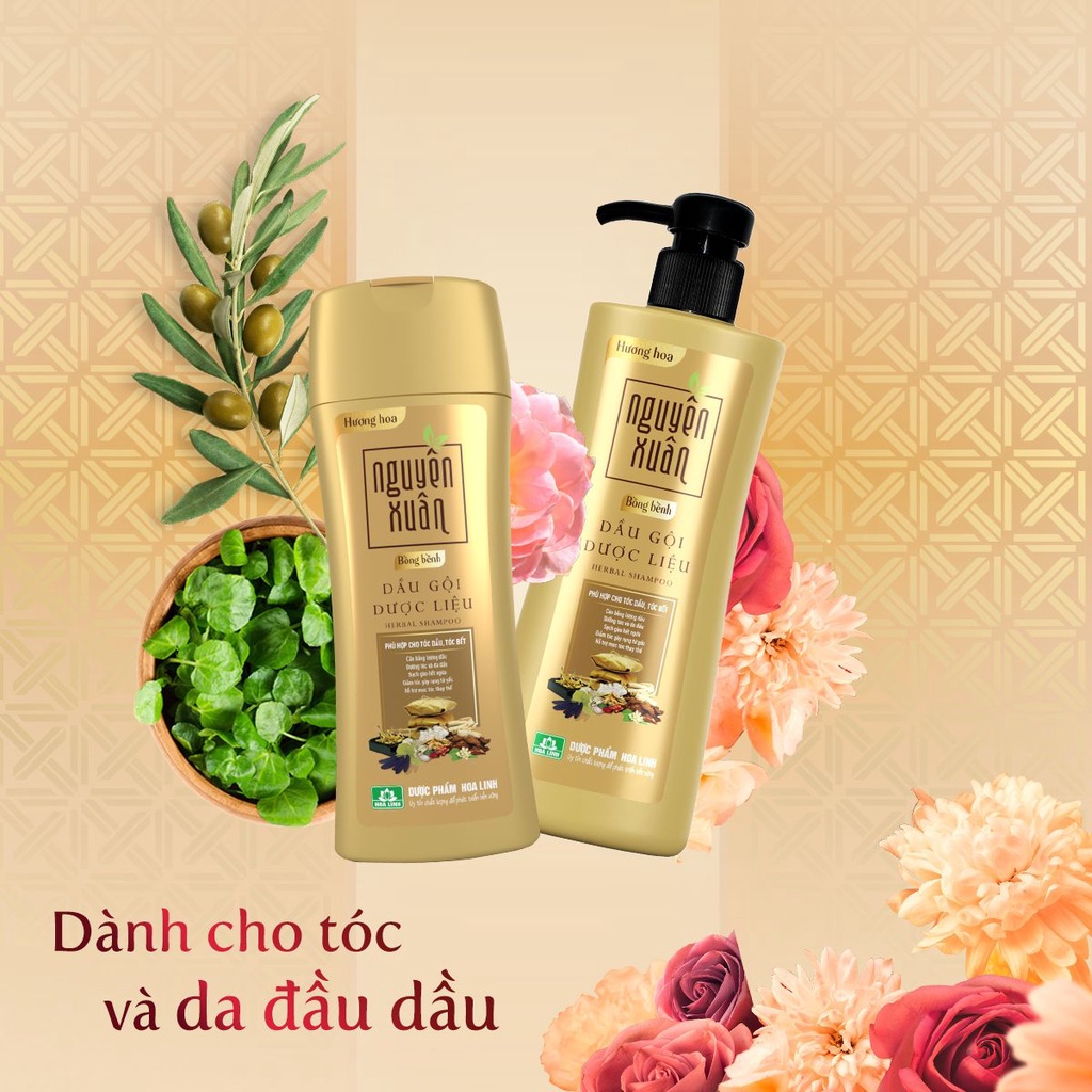 {MỚI} Dầu gội dược liệu Nguyên Xuân bồng bềnh 600ml - Dành cho tóc dầu bết - Tặng thêm 10% thể tích giá không đổi | BigBuy360 - bigbuy360.vn