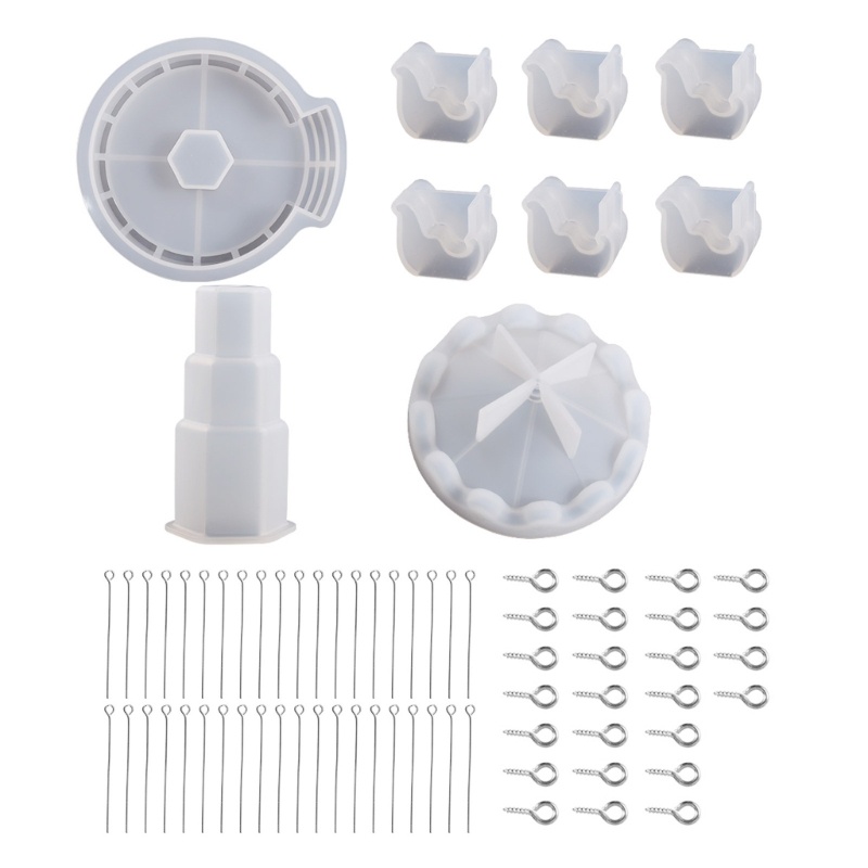 Bộ Khuôn Nhựa Hình Vòng Quay Ngựa Gỗ DIY Trang Trí Nhà Cửa Xe Hơi