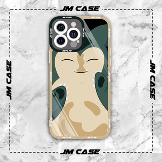 Ốp lưng iphone samsung xiaomi oppo cạnh vuông JMCase Kabigon Anime Manga Pokemon