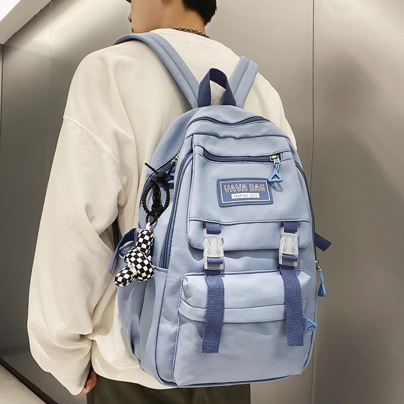 Balo PRETTYZYS sức chứa lớn 14 inch phong cách Hàn Quốc 2022 dành cho giới trẻ