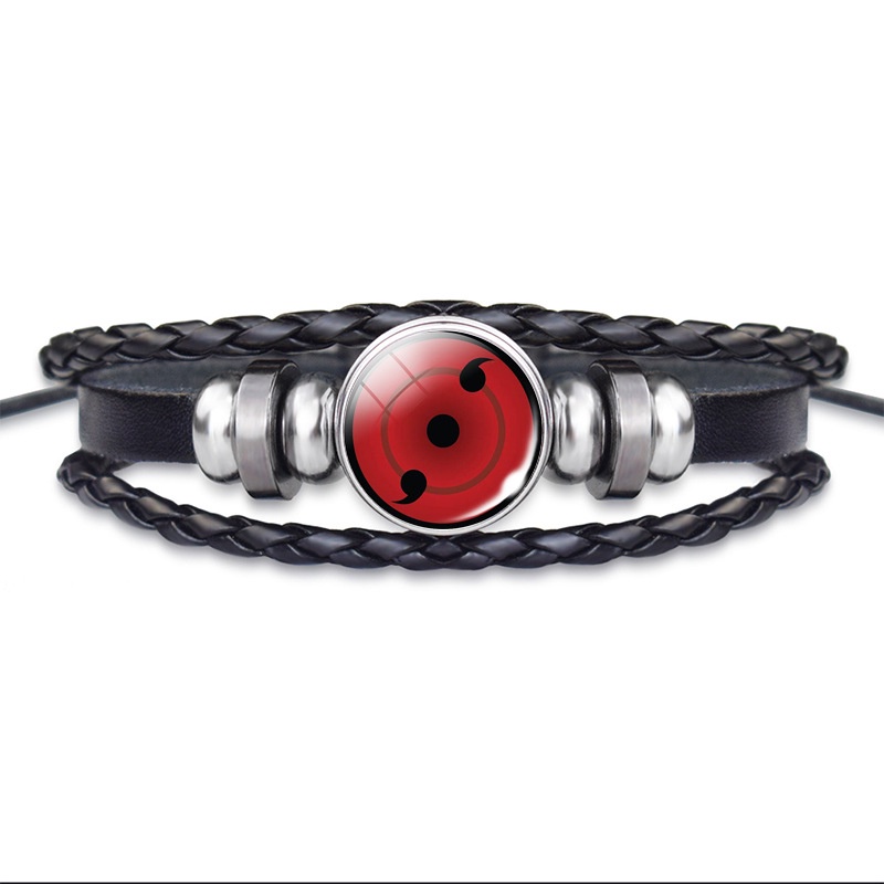 Vòng Đeo Tay Mô Hình Nhân Vật NARUTO Akatsuki Sharingan Uzumaki Kakashi Đám Mây Đỏ Cá Tính Dành Cho Trẻ Em