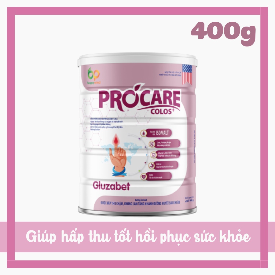 Sữa PROCARE COLOS GLUZABET 400g