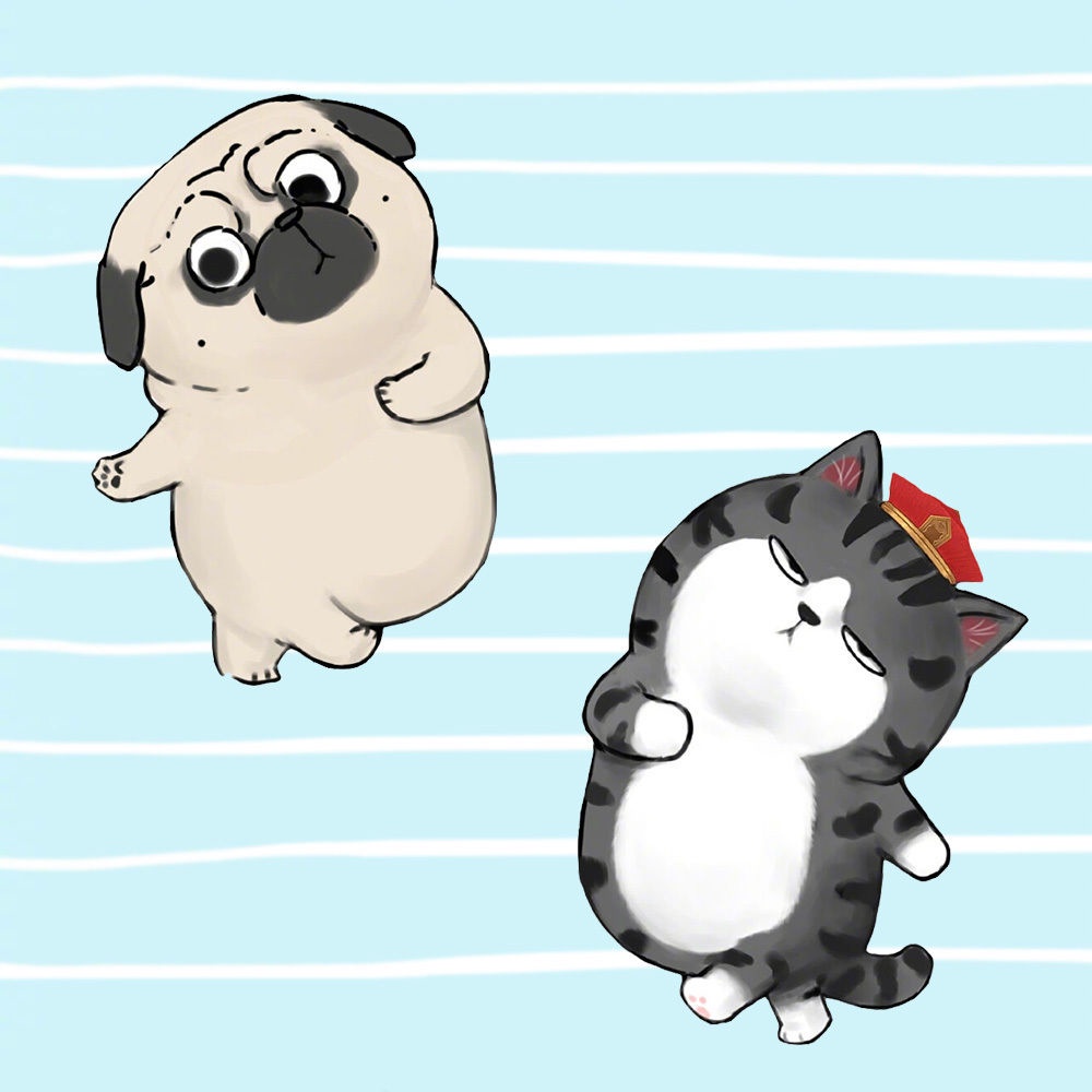 Miếng Dán Trang Trí Xe Hơi / Mũ Bảo Hiểm Họa Tiết Hoạt Hình Chó Mèo Dễ Thương