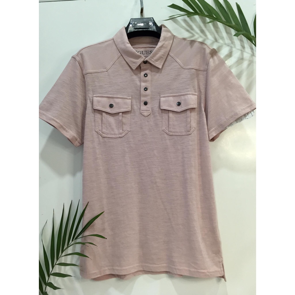 áo thun polo nam Guess chinh hãng xách tay Mỹ