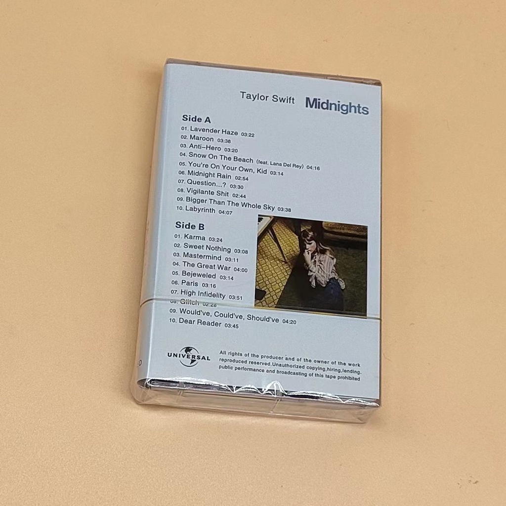 Album Hàng Mới Toanh Nhân Viên taylor swift Nửa Đêm cassette album Bịt Kín