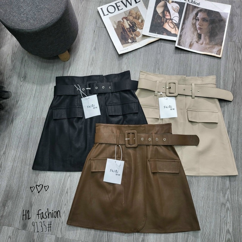 🛍 CHÂN VÁY DA TÚI HỘP KÈM NỊT 60-95kg 🛍 BIGSIZE RIN HEO