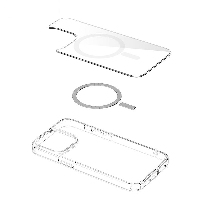 Ốp lưng iphone trong suốt hỗ trợ sạc không dây 6/6plus/6s/6splus/7/7plus/8/8plus/x/xr/xs/11/12/13/14/pro/max/plus/promax