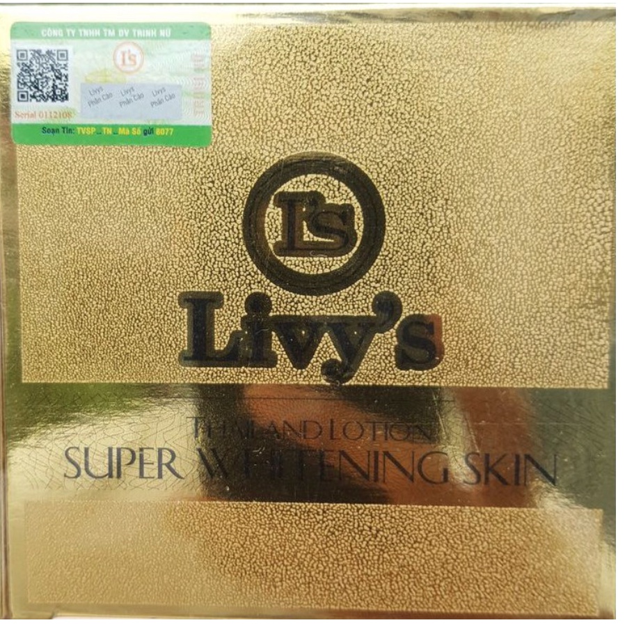 Kem body Livy's vàng 250gr Thái Lan