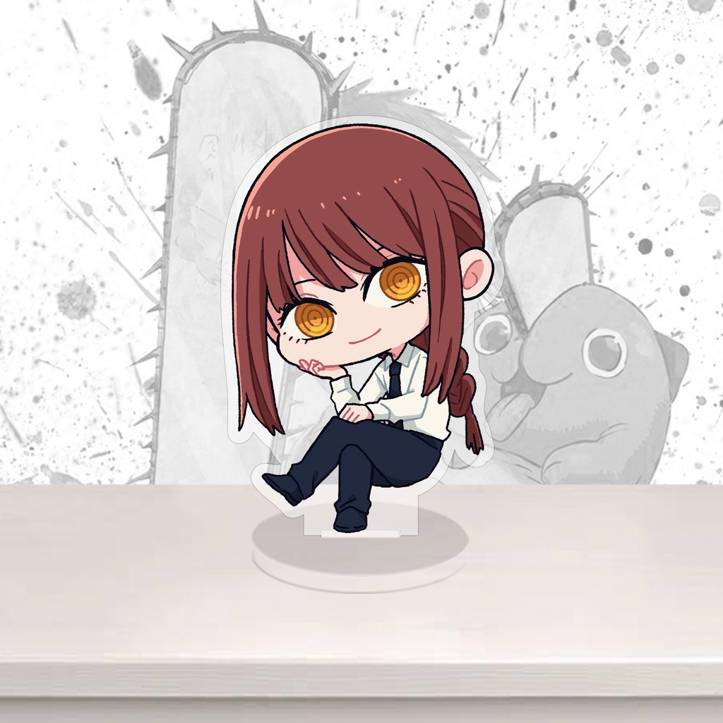 Standee Chainsaw man, mô hình nhân vật Denji, Power, Makima, Aki