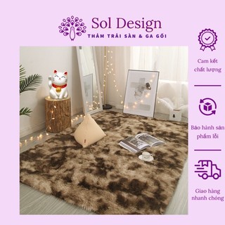 Thảm lông 1m6 x 2m trang trí nhà cửa, thảm lông trải sàn phòng ngủ, khách decor trang trí