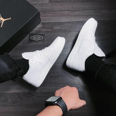Giày Thời Trang  Nike Air Jordan 1 Low Trắng -Chính Hàng 100% DV0990-111