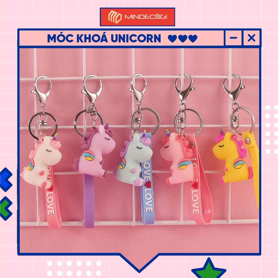 Móc Khóa Kỳ Lân Unicorn Ngựa Một Sừng