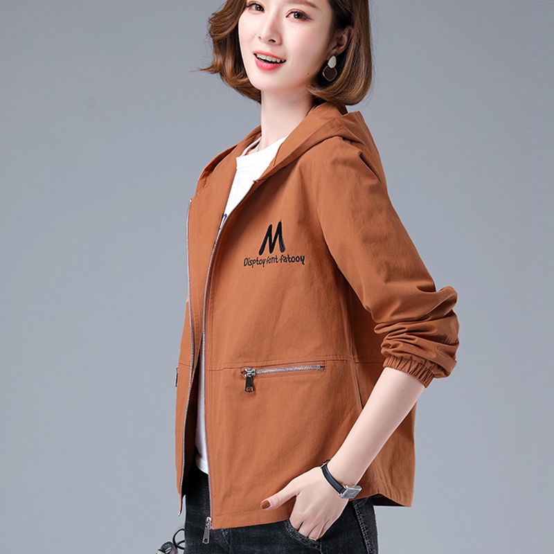 Áo Khoác Dáng Rộng Phong Cách Hàn Quốc Thời Trang Xuân Thu Cho Phụ Nữ Trung Niên