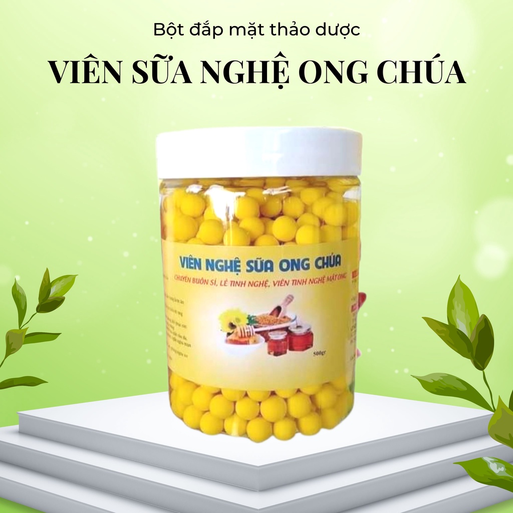 Nghệ Viên Mật Ong Rừng 500G, Viên Nghệ Mật Ong Dùng Tốt Với, Tinh Bột Nghệ,