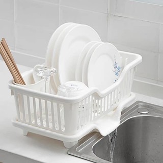 Rổ úp bát,chén có khay hứng nước kèm ống cắm đũa