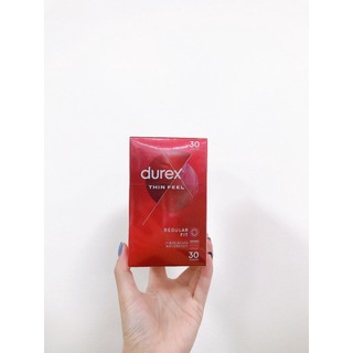 Hộp 30 chiếc Bao cao su Durex Regular fit siêu mỏng nội địa Úc