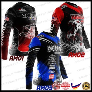  Angler Malaya Sublimation Tshirt | Chảo Kaki Chất Lượng Cao Chuyên Dùng | Baju Pancing Malaya | Áo Dài Tay | Áo Ngắn Tay | Túi Đựng Đồ Đa Năng Tiện Lợi Dễ Sử Dụng | Quần Dài Thiết Kế Đơn Giản Thời Trang Trẻ Trung Cho Nam | Áo Thun Nữ Tay Ngắn In Chữ Thời 