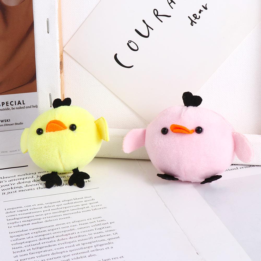 DARNELL Móc Khóa Gà Nhồi Bông 6cm Đáng Yêu