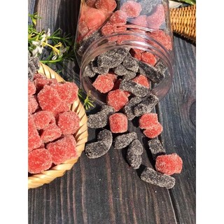 Ô mai mix 2 vị mứt dâu tây mứt dâu tằm chua ngọt nhẹ 1kg