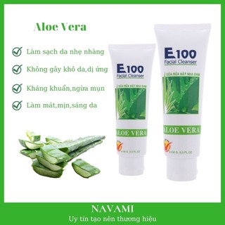Sữa rửa mặt e100 nha đam 100ml