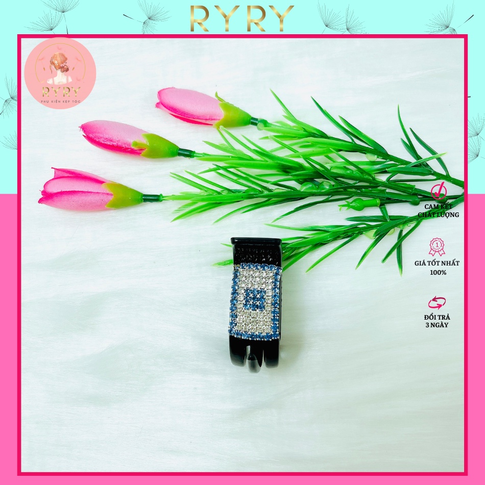 Kẹp Càng Cua 3 Răng Đính Đá Xinh Xắn Hàng Loại 1