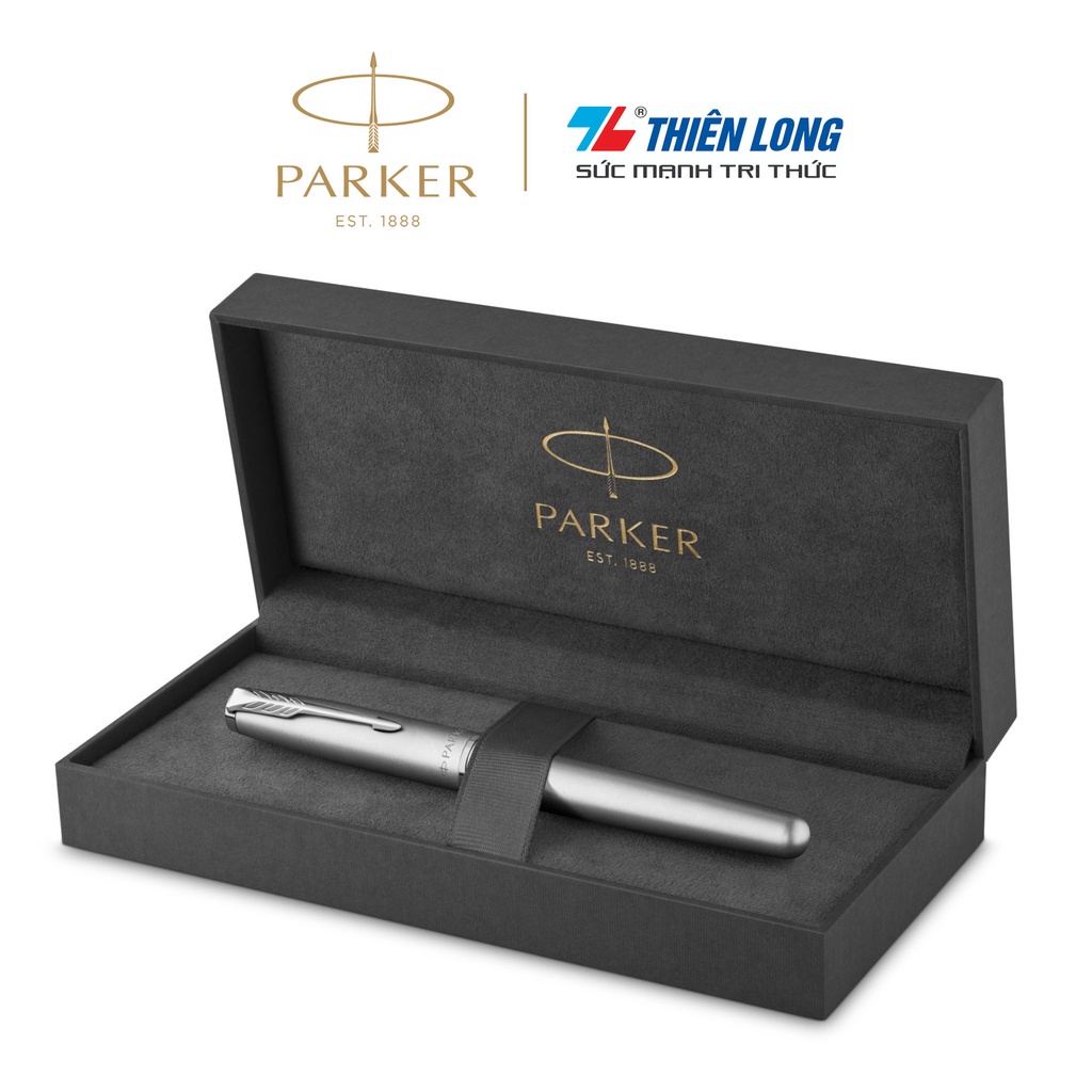 Bút máy cao cấp Parker SON SB Stain Steel CT TB-2146878 - Thép không gỉ