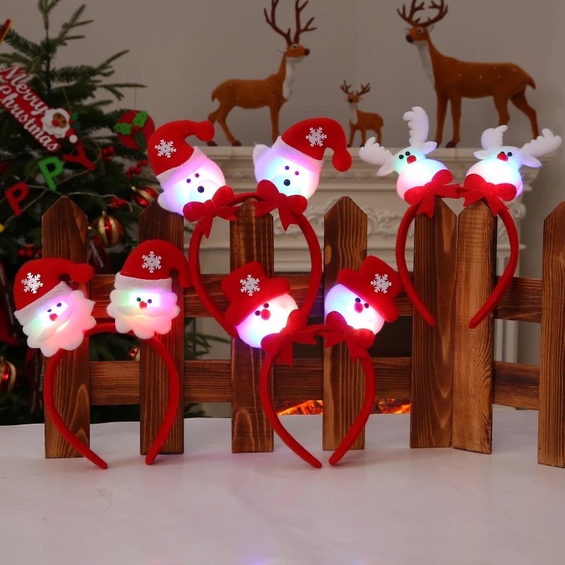 Hơn 50 mẫu Bờm Noel, bờm giáng sinh nhấp nháy