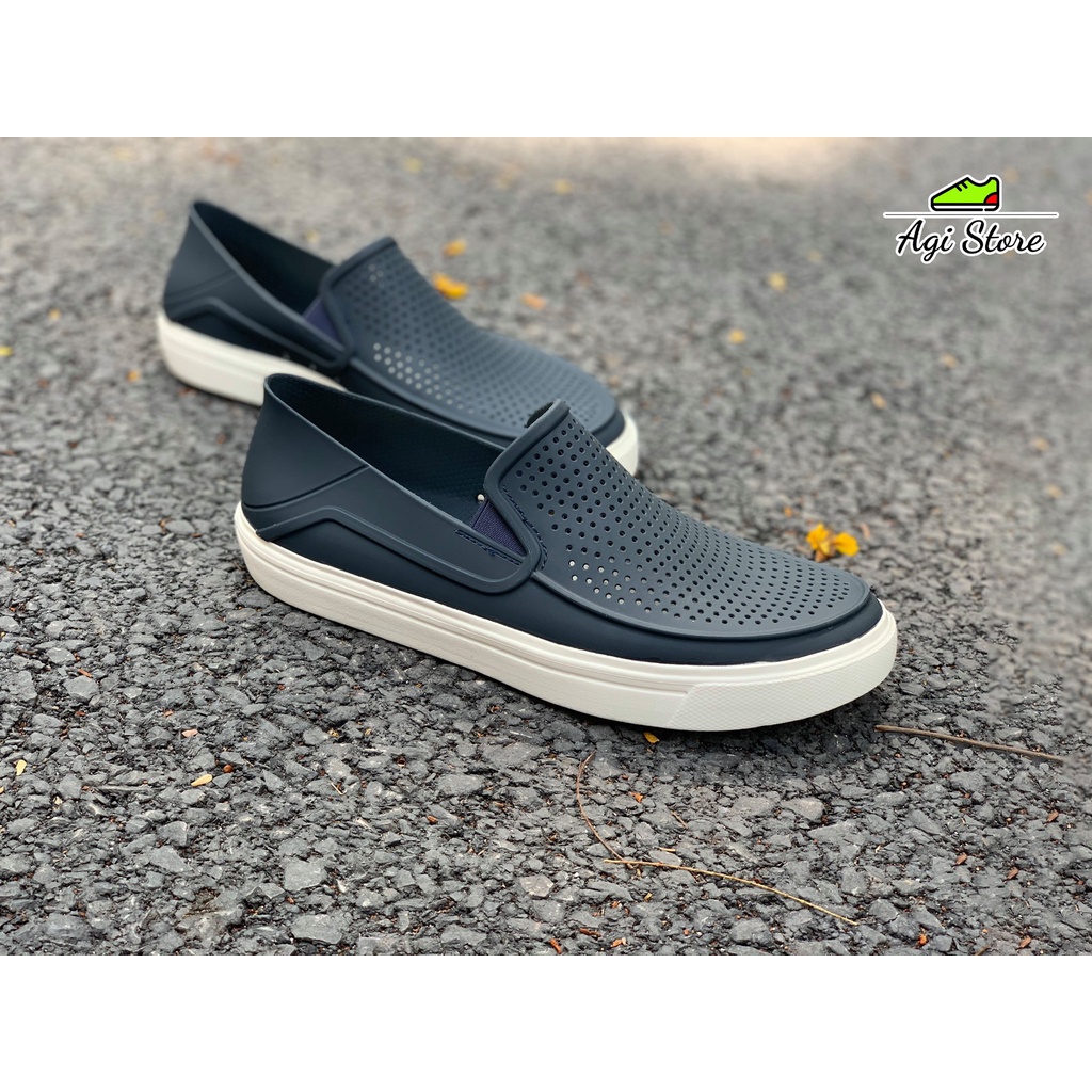 Giày nhựa Slip On Roka Xanh Than