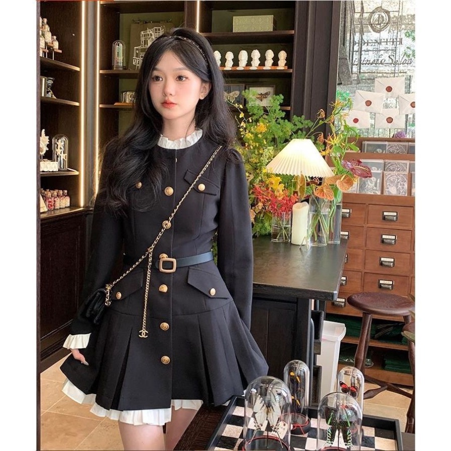 Đầm mùa thu cao cấp, váy tiểu thư phong cách mới thời trang dành cho nữ