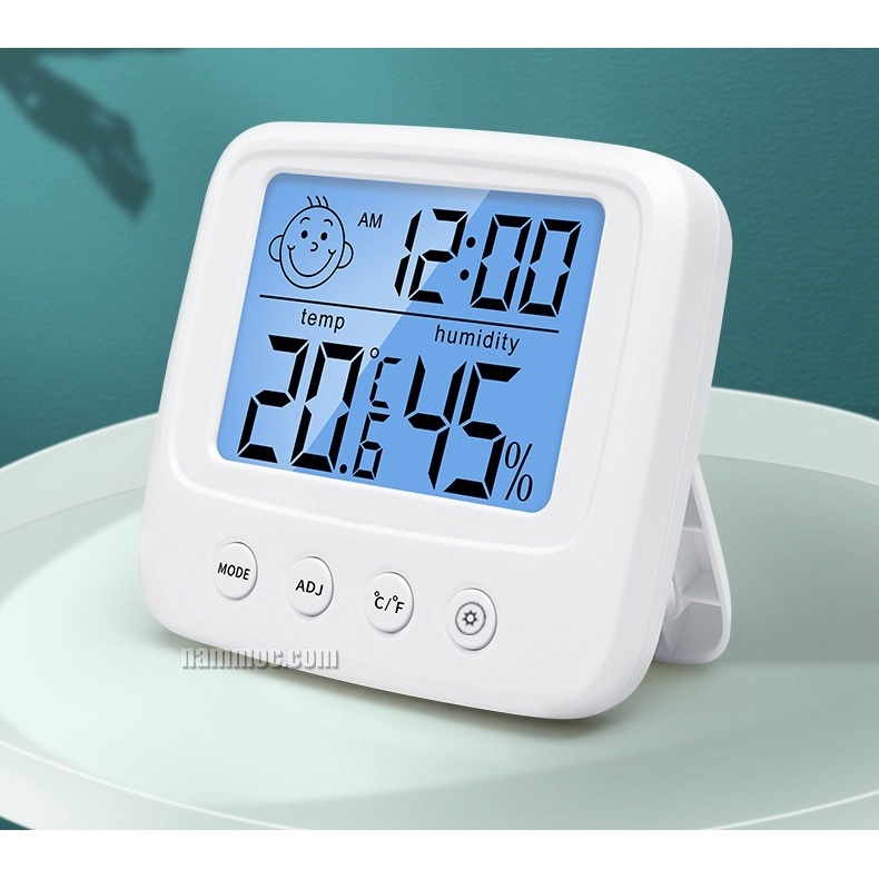 Đồng Hồ Đa Năng Có Hiển Thị Nhiệt Độ - Độ Ẩm Phòng | Tự Động Biểu Hiện Chất Lượng Không Khí Trong Phòng