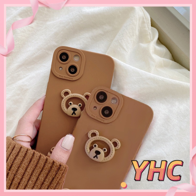 ốp iphone Hình Gấu 3D tương thích iPhone 6/S6/6S/6splus/7/7plus/8/8plus/X/xs/xr/xsmax/11/12/13/pro/Max-032