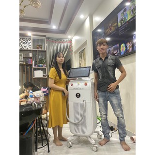Máy triệt lông vĩnh viễn Diode 808 Công nghệ triệt lạnh đóng băng tay cầm.