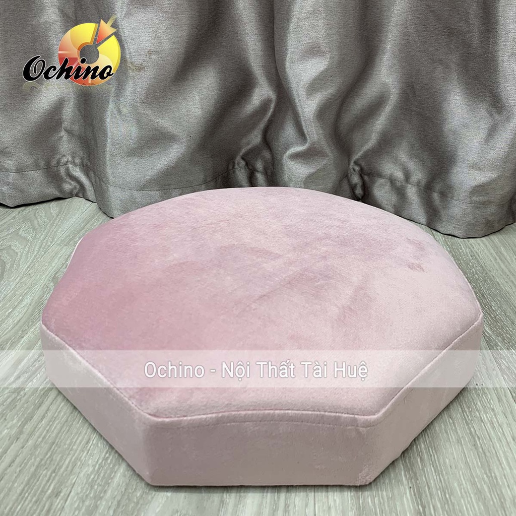 Đệm Ghế Xoay Nâng Hạ Chuyên Dụng Cho Spa, Phun Săm, Nối Mi, Cắt Tốc Và Gội Đầu Mẫu 8 Cạnh Nỉ Sang chảnh (KHÔNG CHÂN)