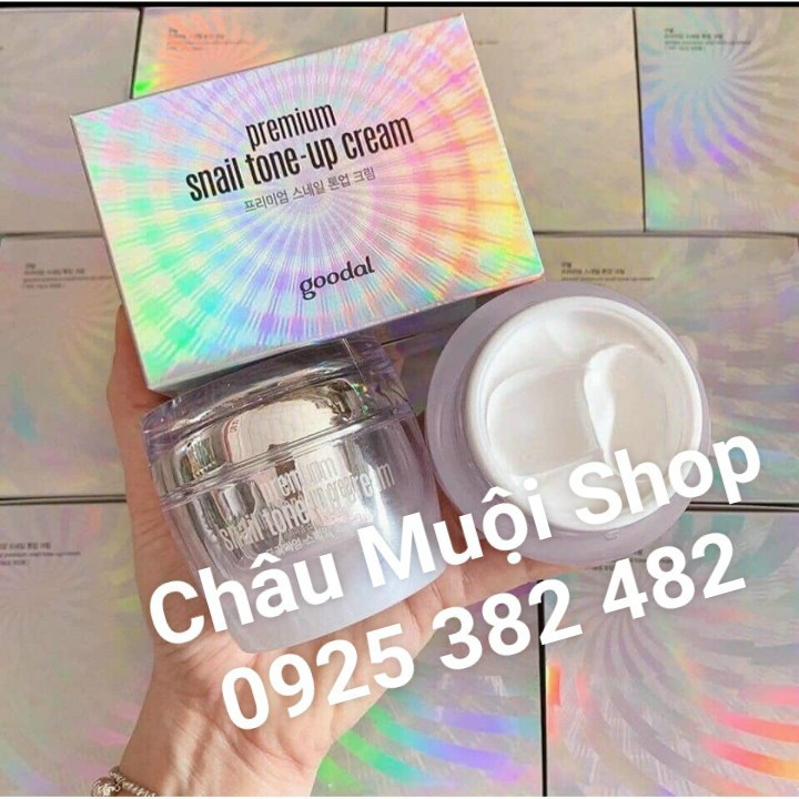 KEM DƯỠNG TRẮNG DA ỐC SÊN GOODAL - PREMIUM SNAIL TONE  - UP CREAM