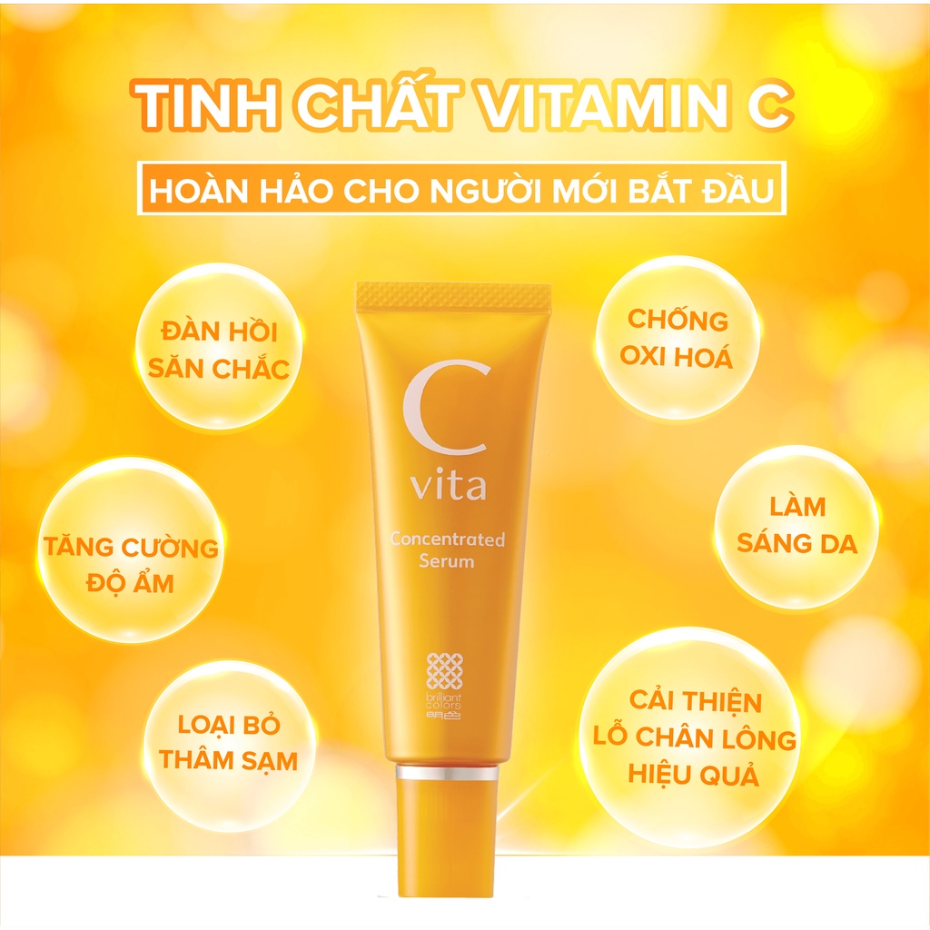 Tinh Chất Chứa Vitamin C Dưỡng Trắng Da & Dưỡng Ẩm MEISHOKU CVita 30ML