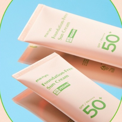 Kem chống nắng nâng tông che khuyết điểm Manyo Foundation-Free Sun Cream 50ml MA:NYO