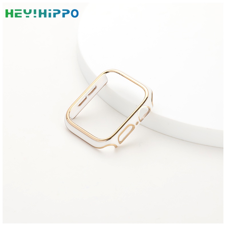 Ốp Bảo Vệ Hai Màu Mạ Điện Dành Cho iwatch ultra 49mm iwatch series 8 7 se 6 5 4 45mm 41mm 40mm 44mm
