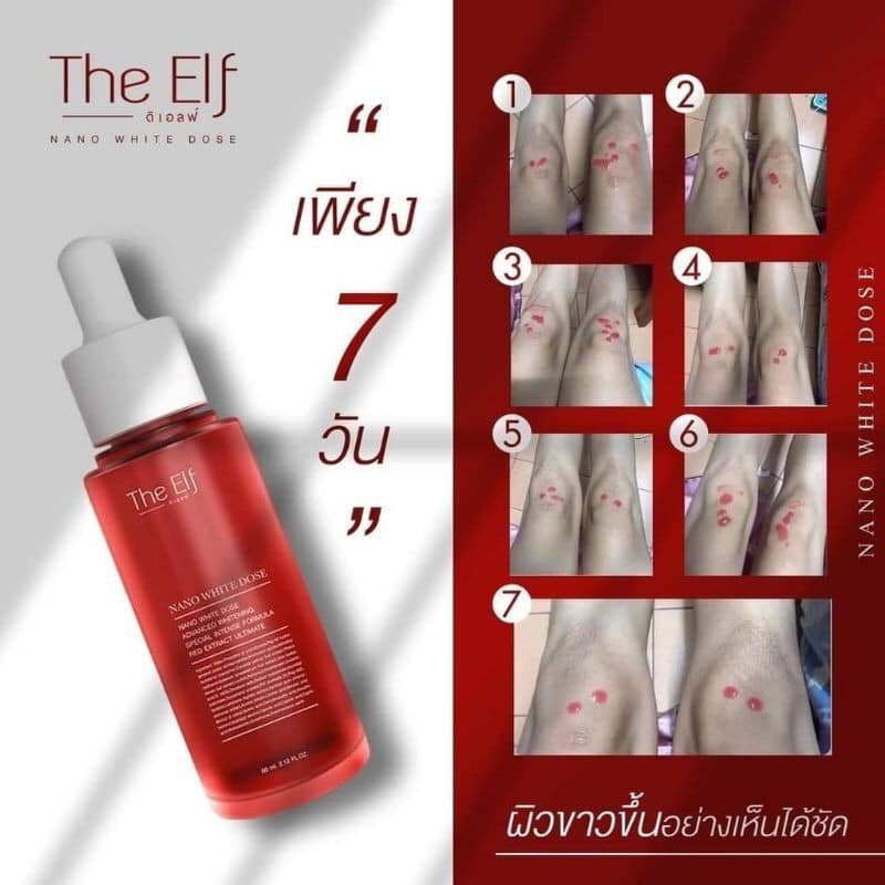 Serum Truyền Trắng Mờ Thâm The Elf Nano White Dose