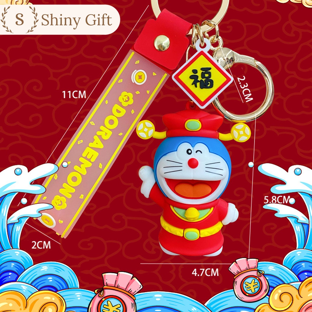 Móc khóa doremon năm mới