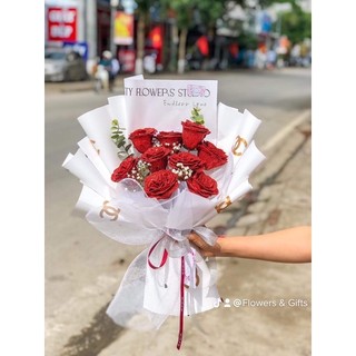 Bó hoa nhũ 9 bông fg231122